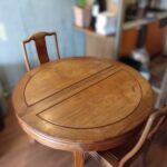 テーブルは広げて大きく使えるものです。ご希望があれば残置物としてご利用いただけます。