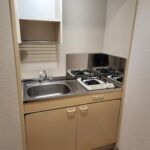 一口ガスコンロ設置済みです (キッチン) 一口ガスコンロ設置済みです (キッチン)