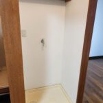 室内洗濯機置場があります